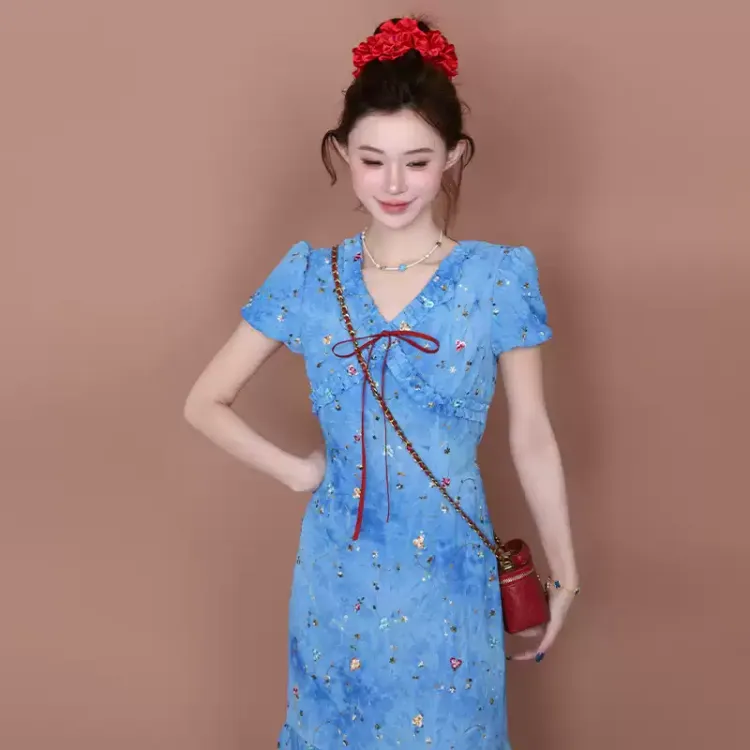 CPAURA Short Sleeved Dress Women's-5