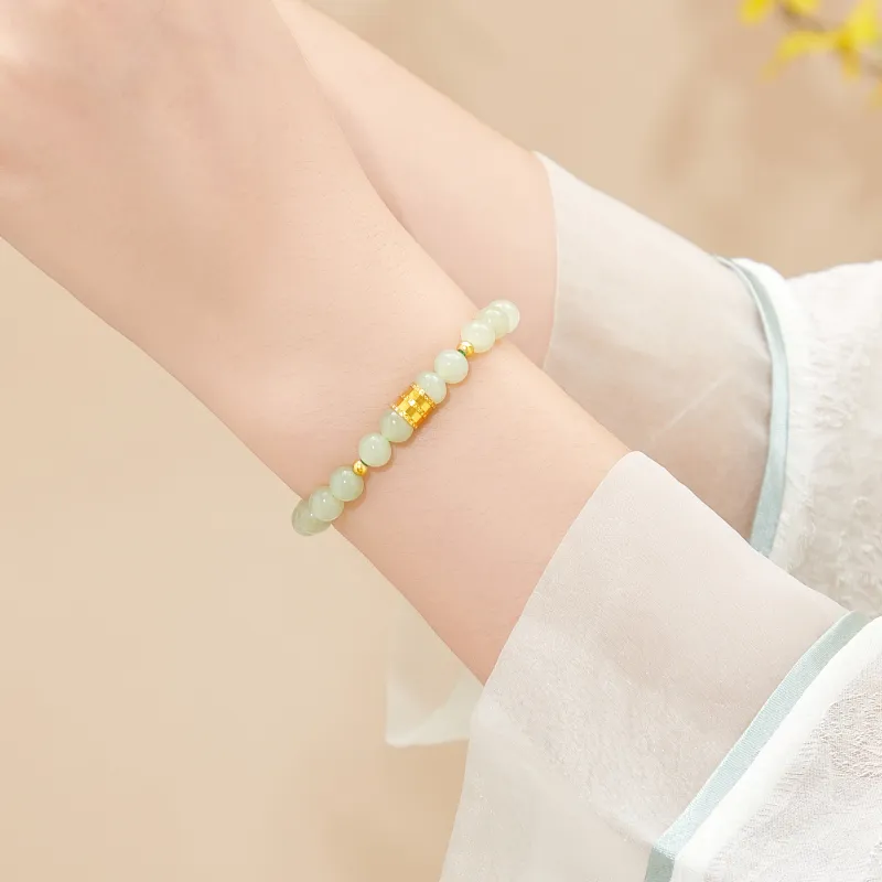 Lao Feng Xiang Chalcedony Bracelets Women's-2
