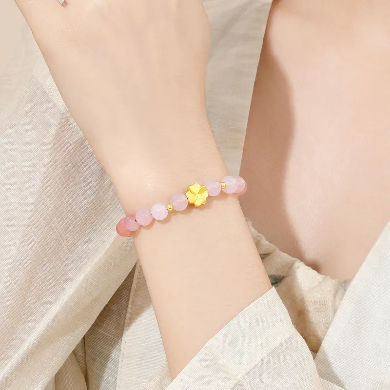 Lao Feng Xiang S990 Sterling Silver Bracelets Women's-3