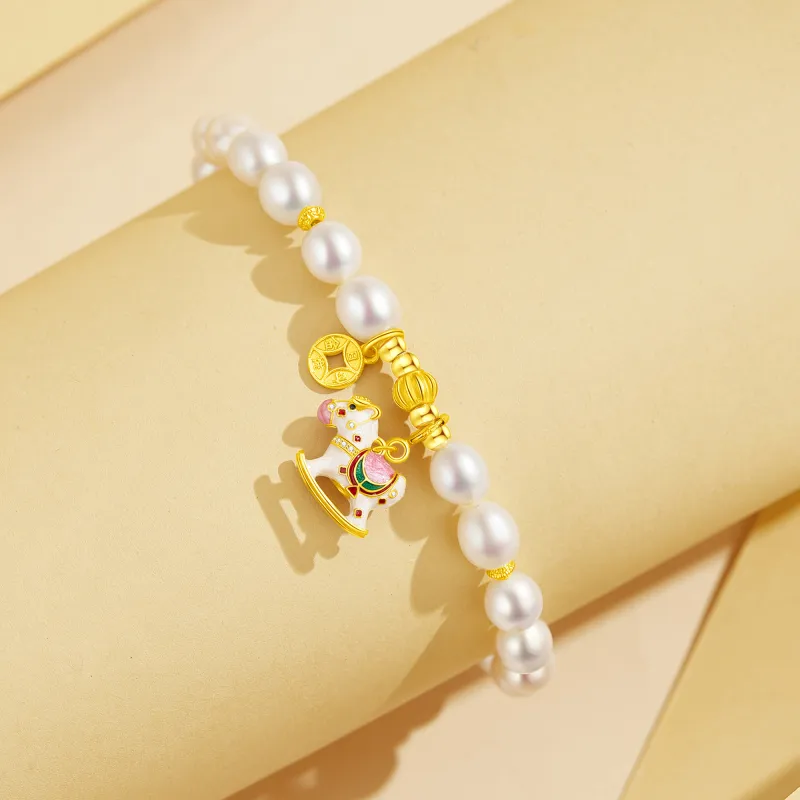 Lao Feng Xiang S925 Silver Bracelets Women's-6