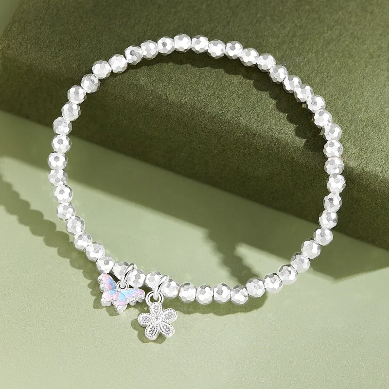 Lao Feng Xiang S999 Silver Women's Bracelet Women's-5