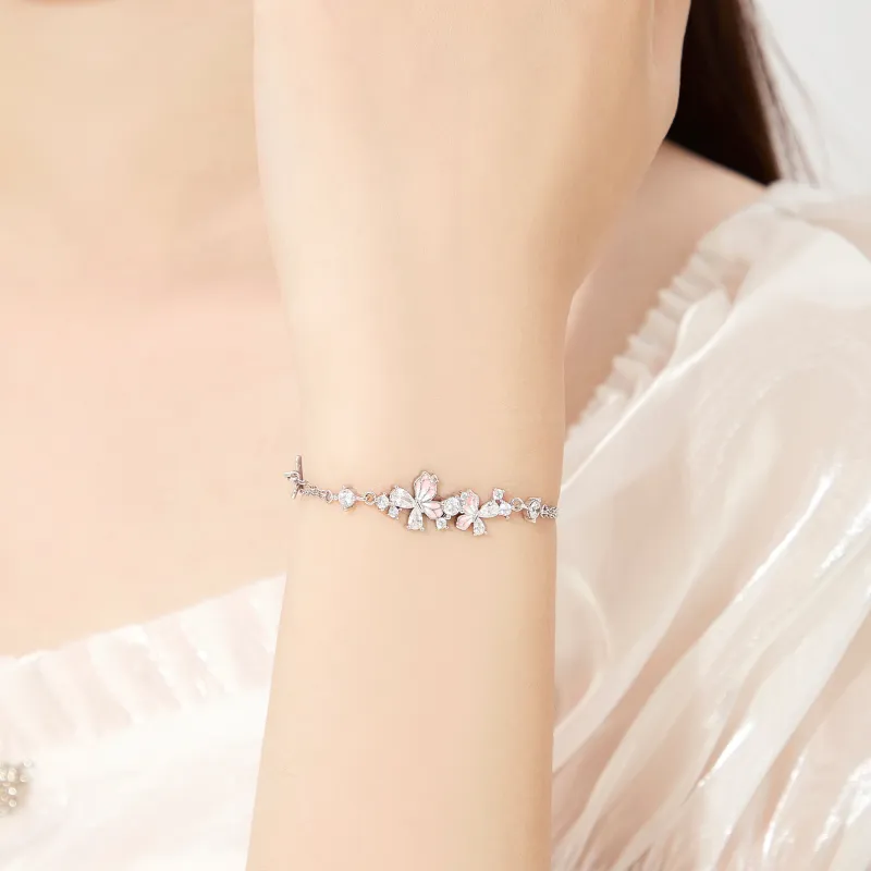 Lao Feng Xiang S925 Silver Bracelets Women's-1