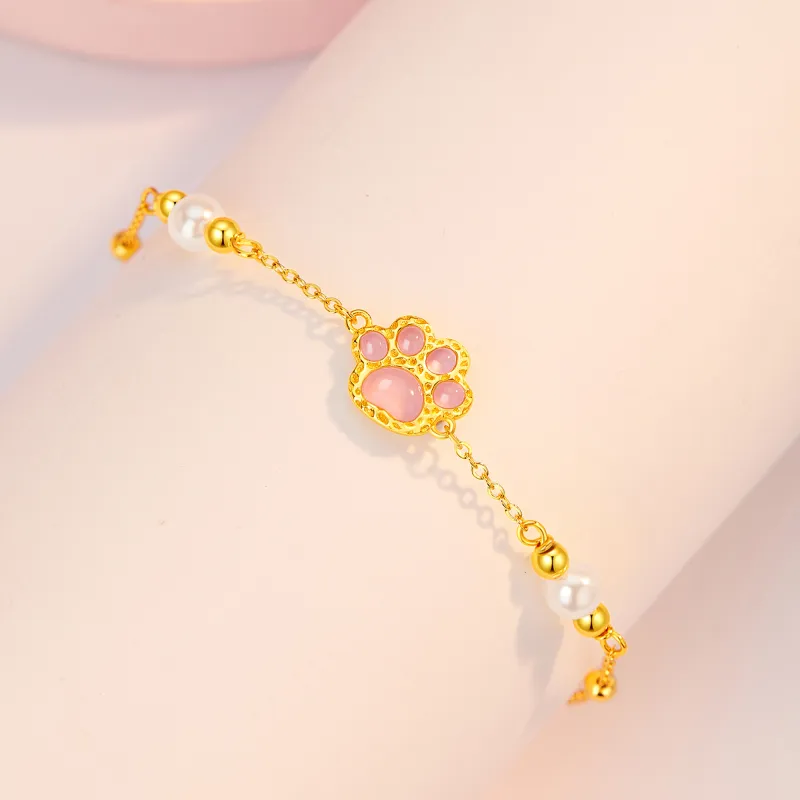 Lao Feng Xiang S925 Silver Bracelets Women's-6