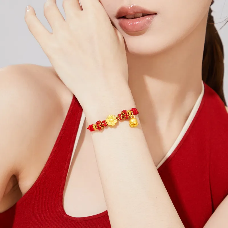 Lao Feng Xiang S999 Fine Silver Bracelets Women's-2