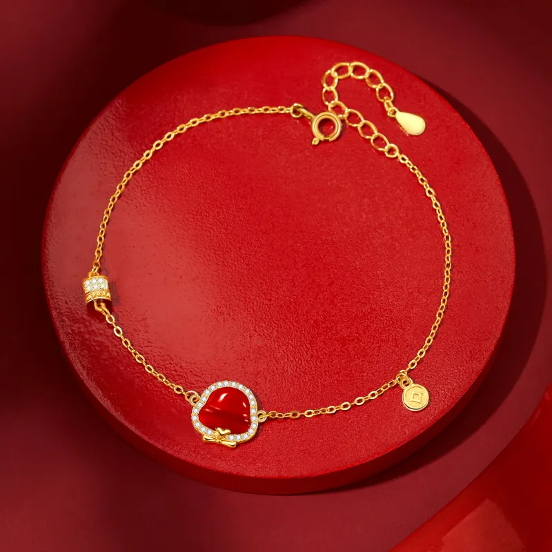 Lao Feng Xiang 925 Sterling Silver Bracelets Women's-3