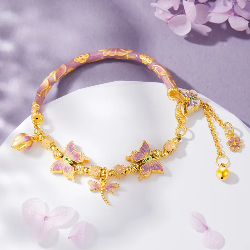 Lao Feng Xiang S925 Silver Bracelets Women's-2