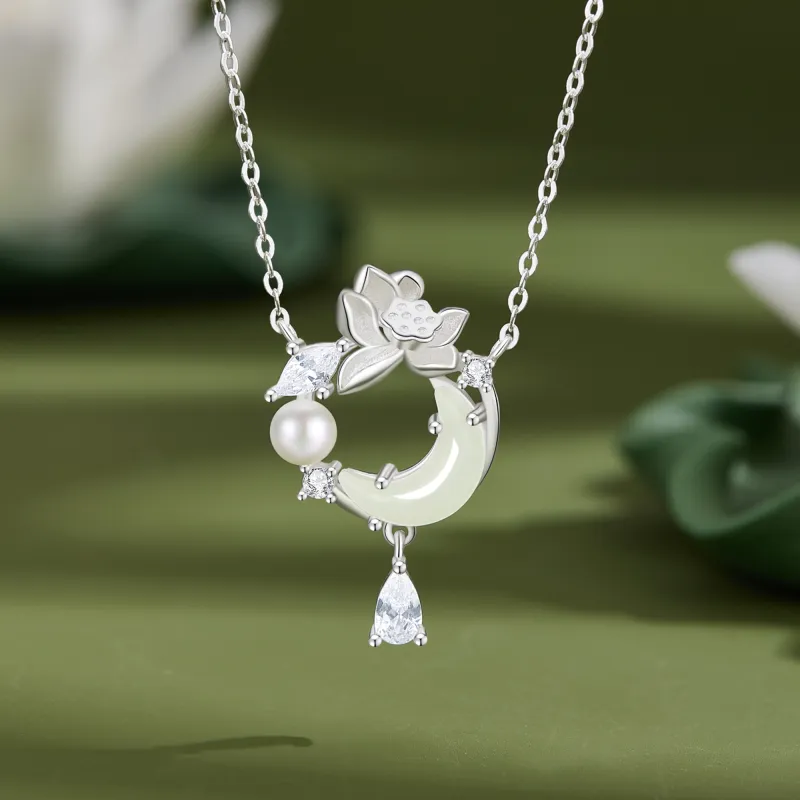 Lao Feng Xiang S925 Silver Necklaces Women's-2