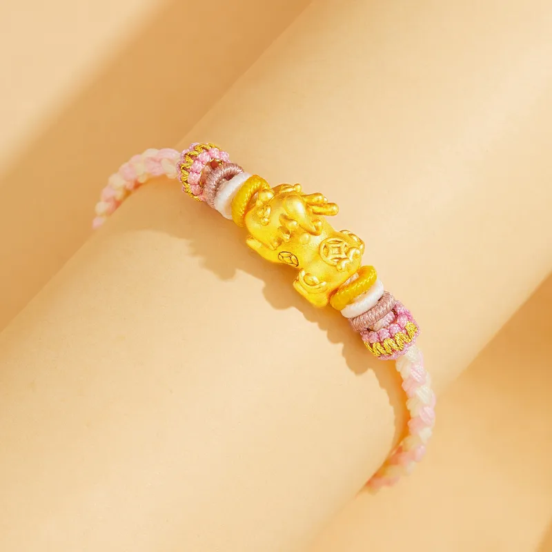 Lao Feng Xiang S990 Silver Bracelets Unisex-1