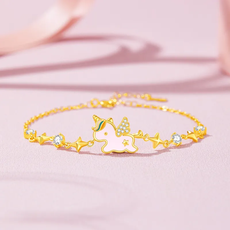 Lao Feng Xiang S925 Silver Bracelets Women's-3