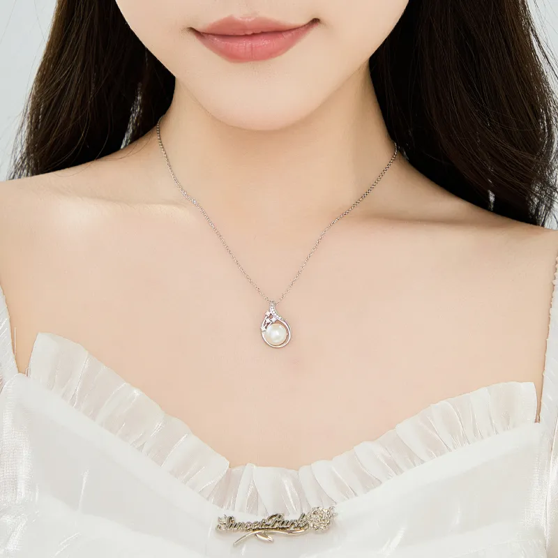 Lao Feng Xiang Pearl Necklaces Women's-6
