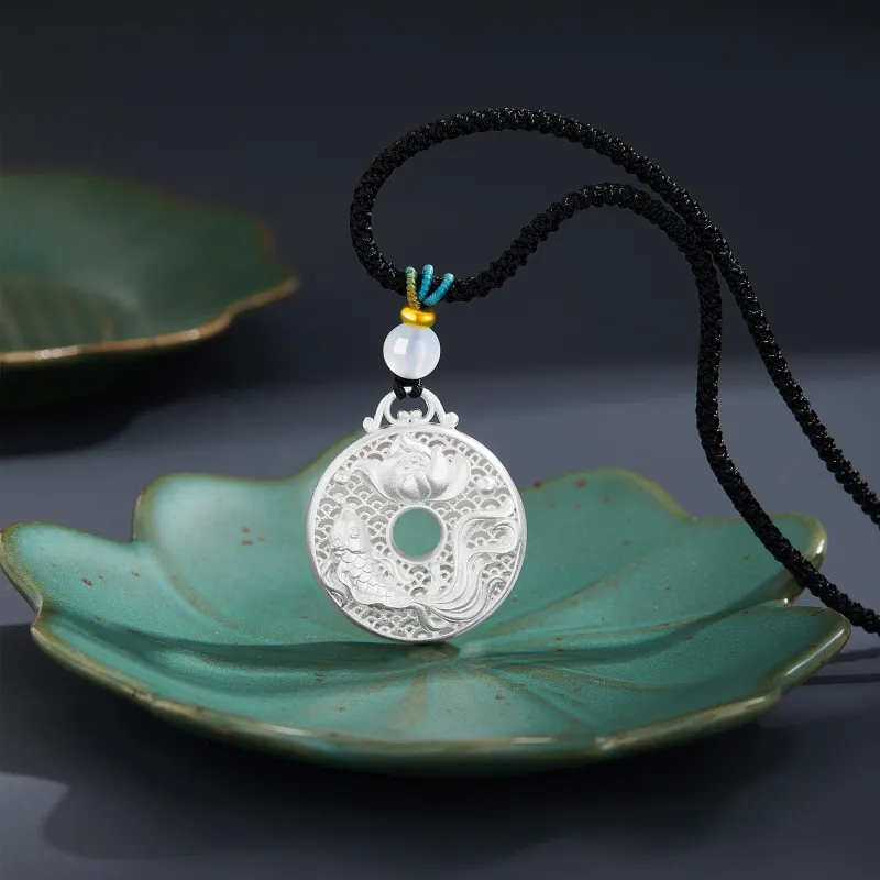 Lao Feng Xiang 999 Fine Silver Necklaces Unisex-6