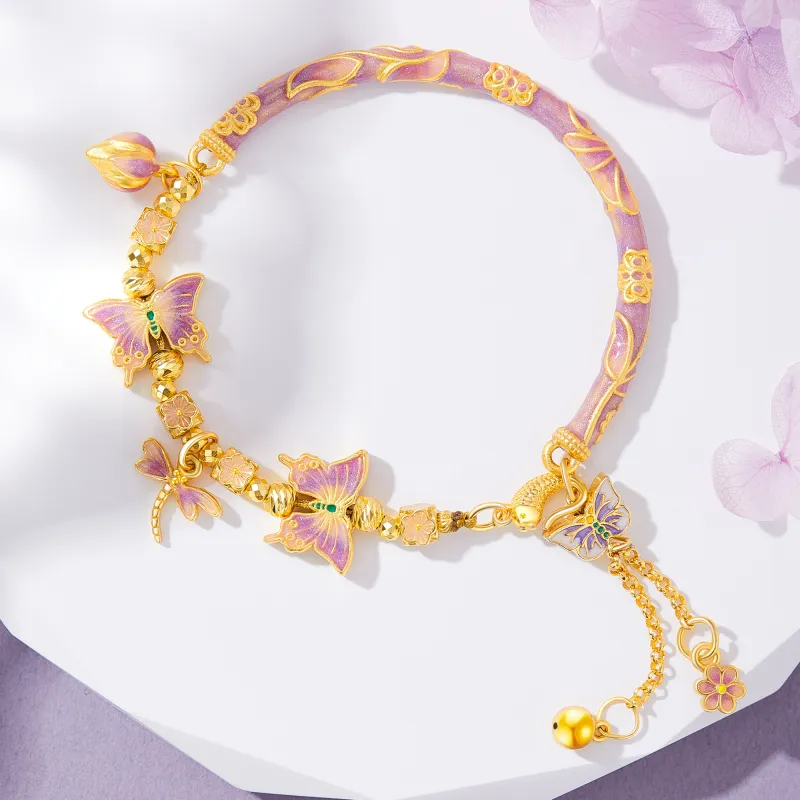 Lao Feng Xiang S925 Silver Bracelets Women's-3