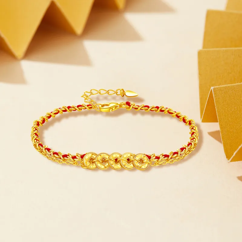 Lao Feng Xiang S925 Silver Bracelets Women's-2