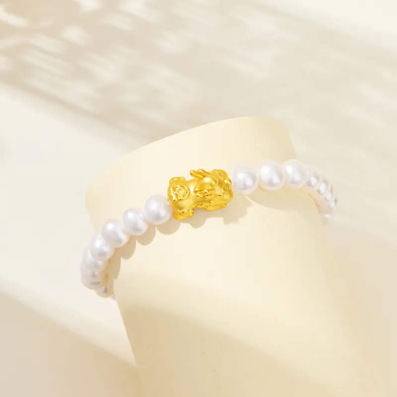 Lao Feng Xiang S925 Silver Bracelets Women's-3