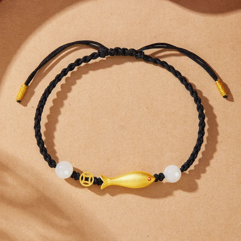 Lao Feng Xiang 999 Fine Silver Bracelets Unisex-1