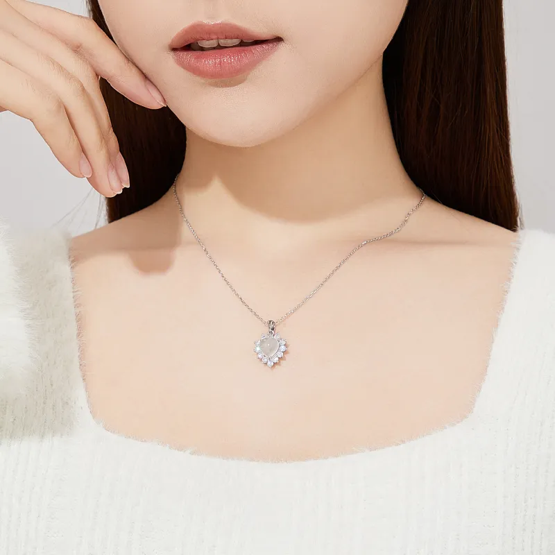 Lao Feng Xiang Chalcedony Necklaces Women's-5