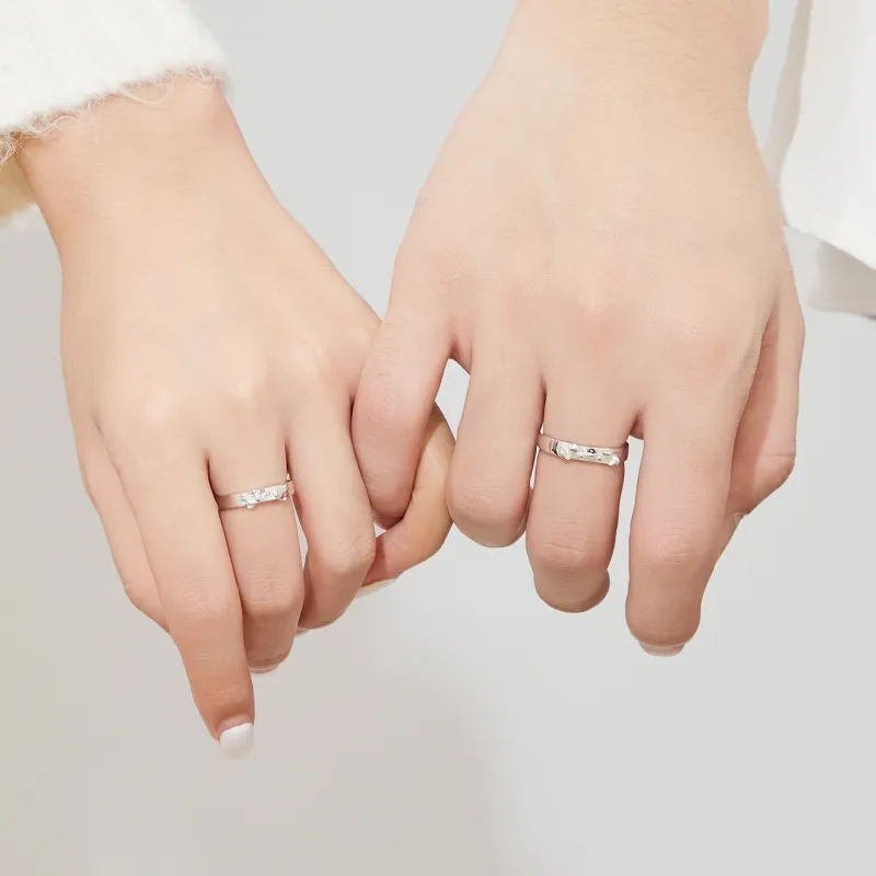 Lao Feng Xiang 999 Fine Silver Rings Unisex-6