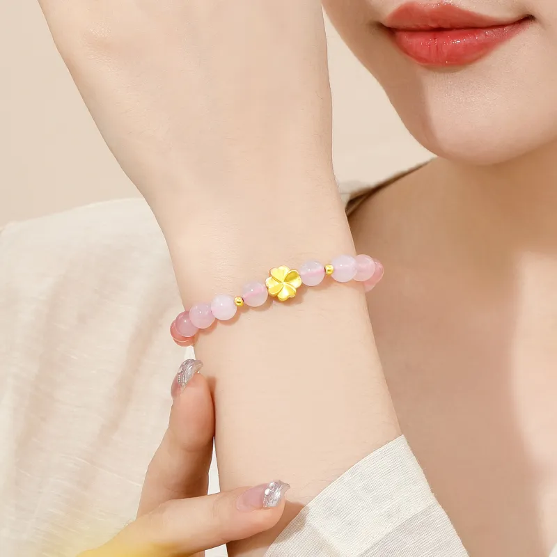 Lao Feng Xiang S990 Sterling Silver Bracelets Women's-5