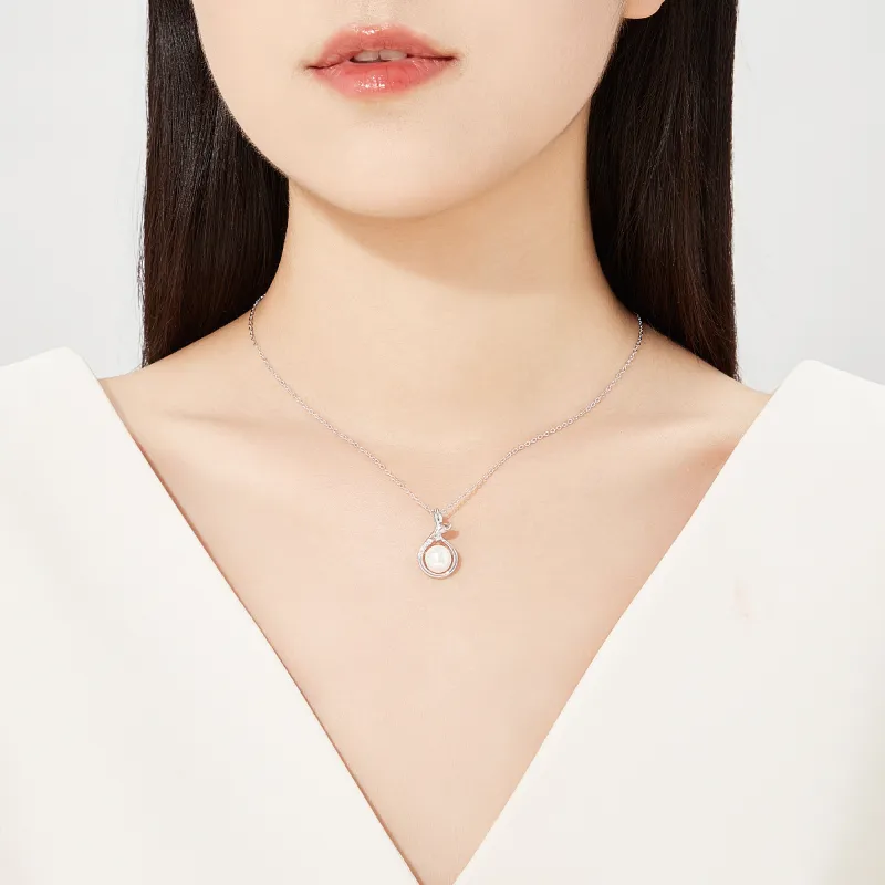 Lao Feng Xiang Pearl Necklaces Women's-2