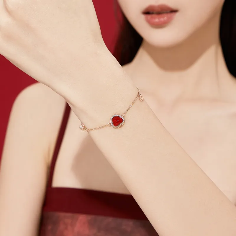 Lao Feng Xiang 925 Sterling Silver Bracelets Women's-6