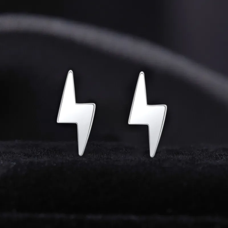 Lao Feng Xiang S999 Fine Silver Stud Earrings Women's-1