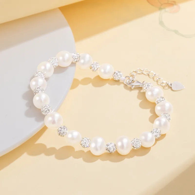 Lao Feng Xiang Pearl Bracelets Women's-2