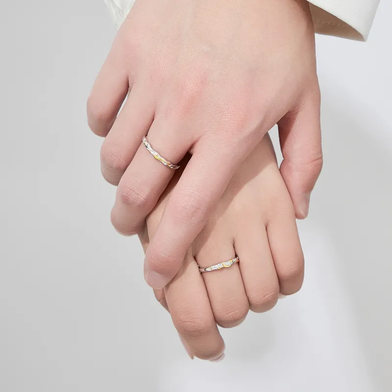 Lao Feng Xiang 925 Sterling Silver Rings Unisex-1