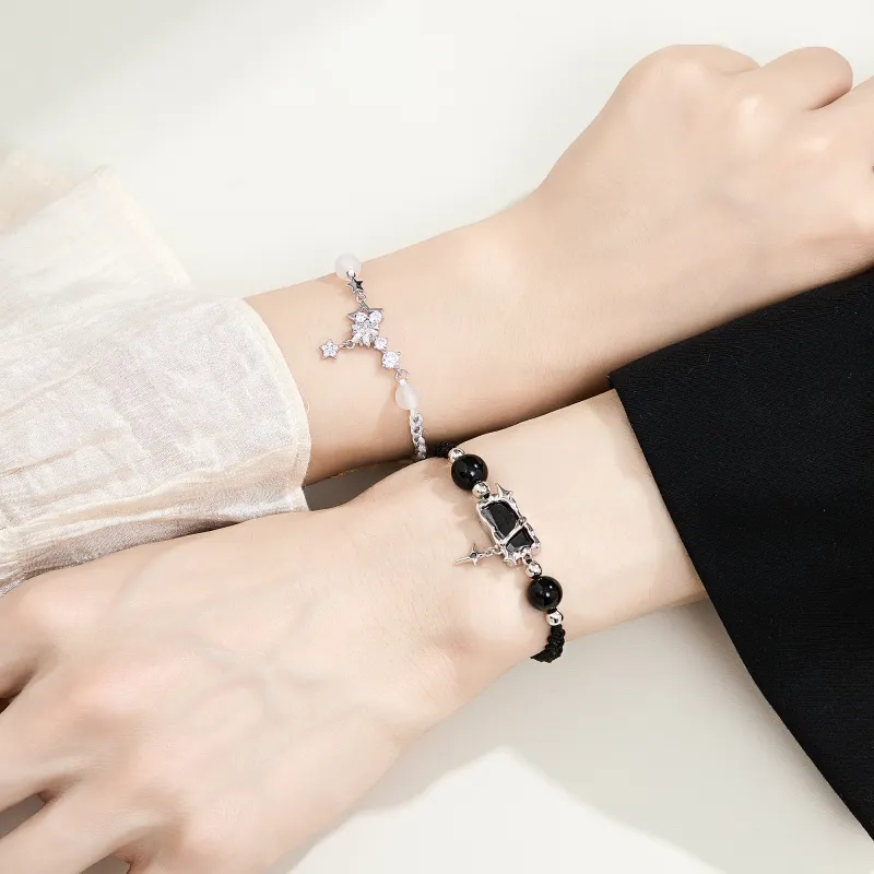 Lao Feng Xiang Natural Chalcedony Bracelets Unisex-8