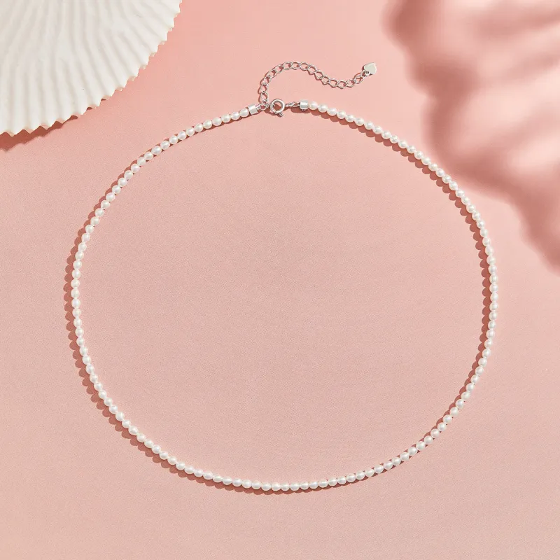 Lao Feng Xiang Pearl Necklaces Women's-1