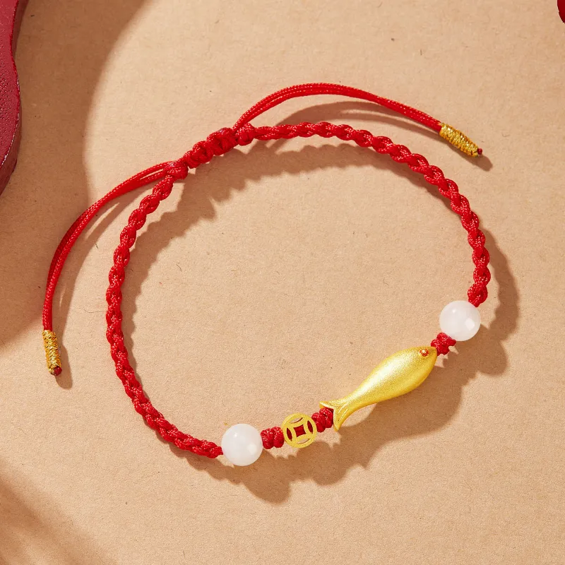 Lao Feng Xiang 999 Fine Silver Bracelets Unisex-7