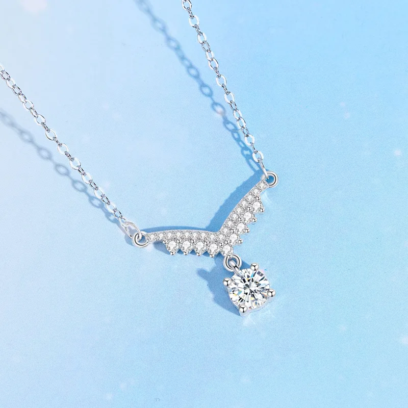 Lao Feng Xiang 925 Sterling Silver Necklaces Women's-3