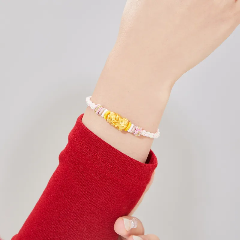 Lao Feng Xiang S990 Silver Bracelets Unisex-4