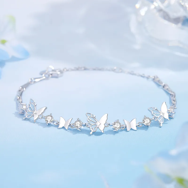 Lao Feng Xiang S925 Silver Bracelets Women's-3