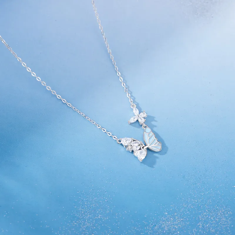 Lao Feng Xiang 925 Sterling Silver Necklaces Women's-5