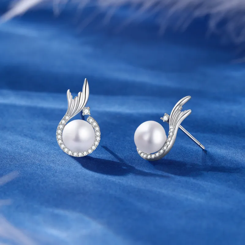 Lao Feng Xiang S925 Silver Earrings Women's-3