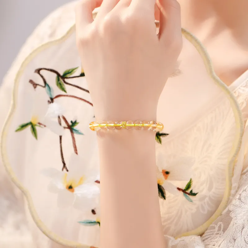 Lao Feng Xiang Crystal Bracelets Women's-2