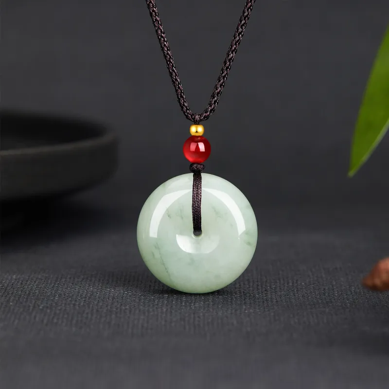 Lao Feng Xiang Tianshan Jade Necklaces Unisex-4