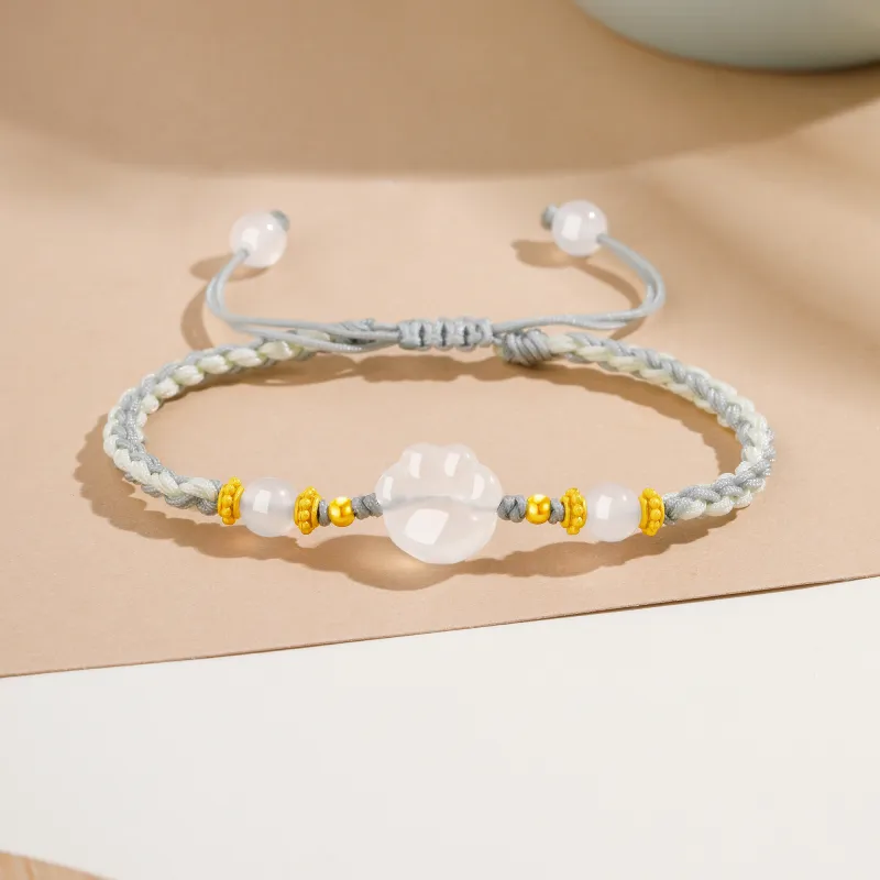 Lao Feng Xiang Chalcedony Bracelets Unisex-14