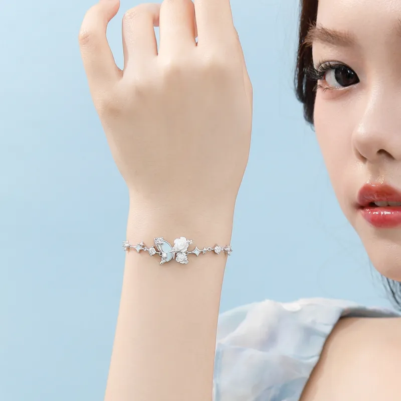 Lao Feng Xiang S925 Silver Bracelets Women's-2