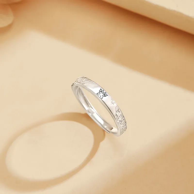 Lao Feng Xiang S999 Fine Silver Rings Unisex-1