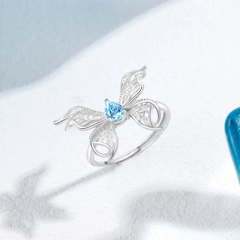 Lao Feng Xiang Natural Topazes Rings Women's-3