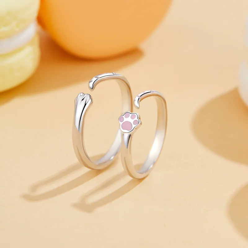 Lao Feng Xiang S925 Silver Rings Unisex-4