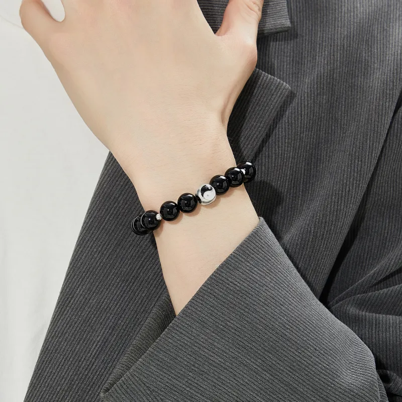 Lao Feng Xiang Agate Bracelets Unisex-5