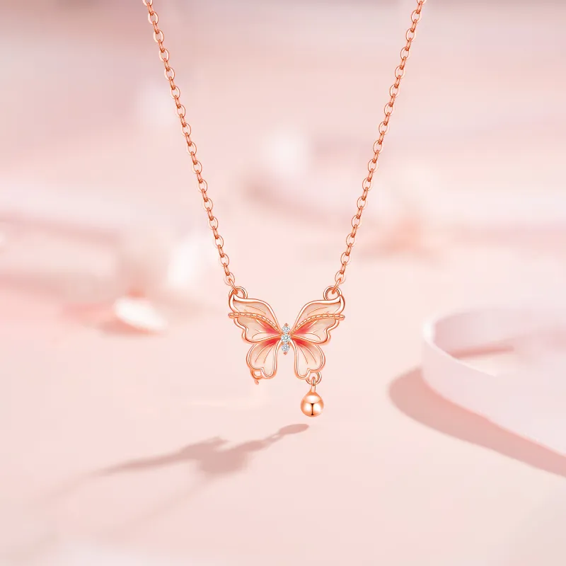 Lao Feng Xiang S925 Silver Necklaces Women's-1