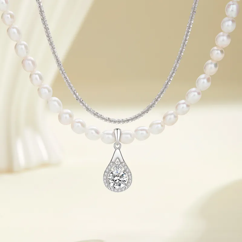Lao Feng Xiang Pearl Necklaces Women's-6