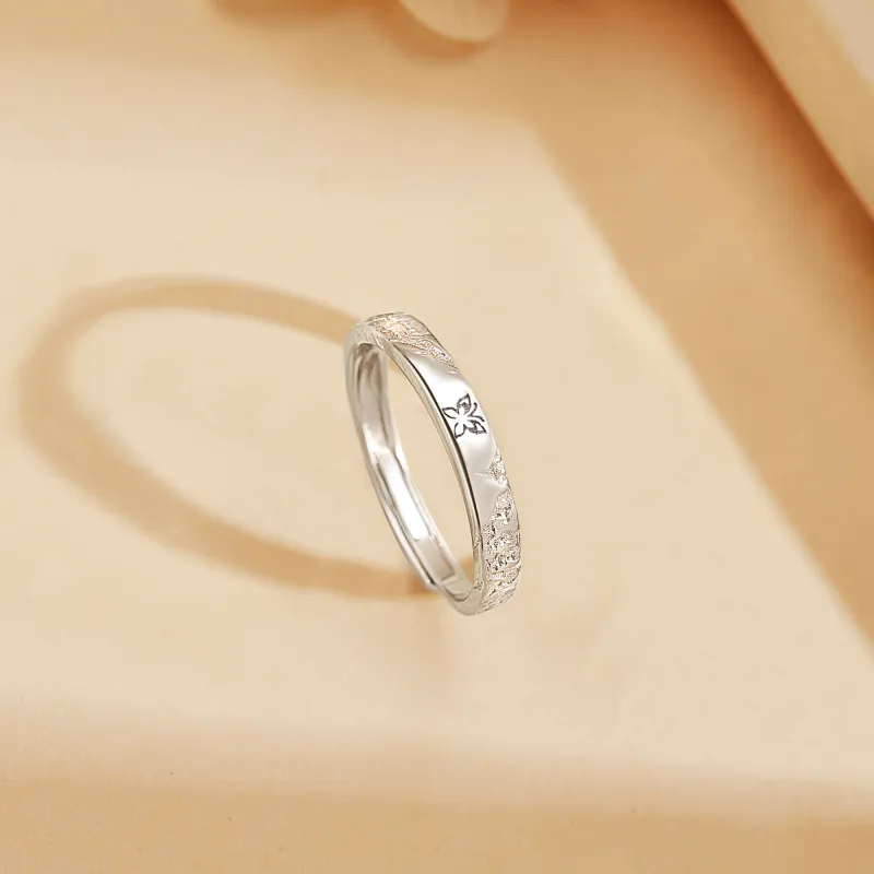 Lao Feng Xiang S999 Fine Silver Rings Unisex-2