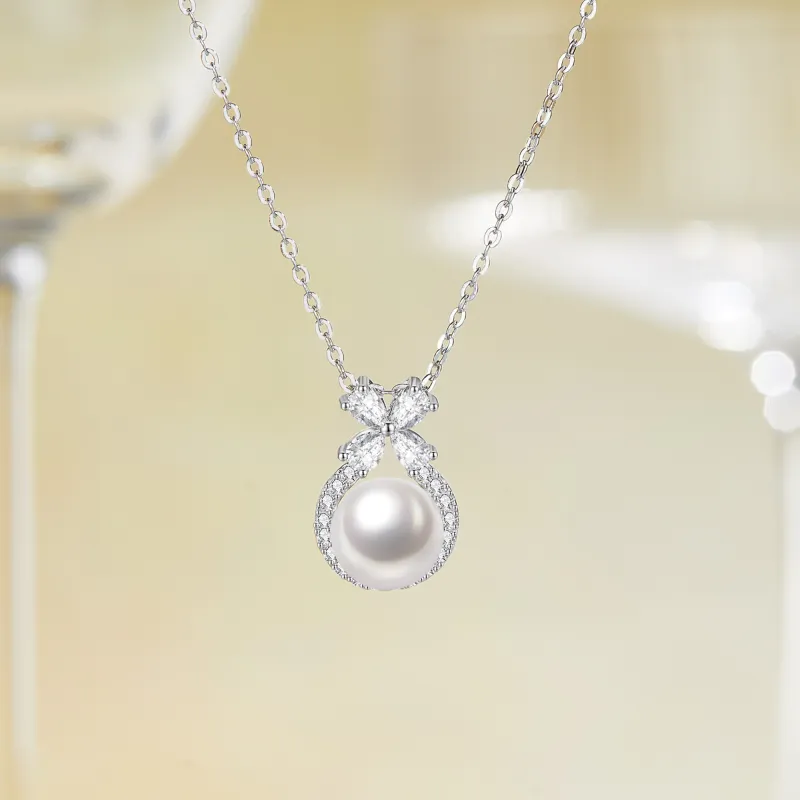 Lao Feng Xiang Pearl Necklaces Women's-3