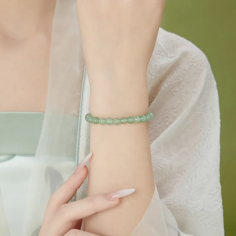 Lao Feng Xiang Natural Aventurine Bracelets Women's-1