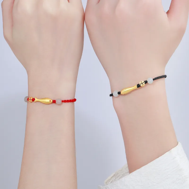Lao Feng Xiang 999 Fine Silver Bracelets Unisex-15