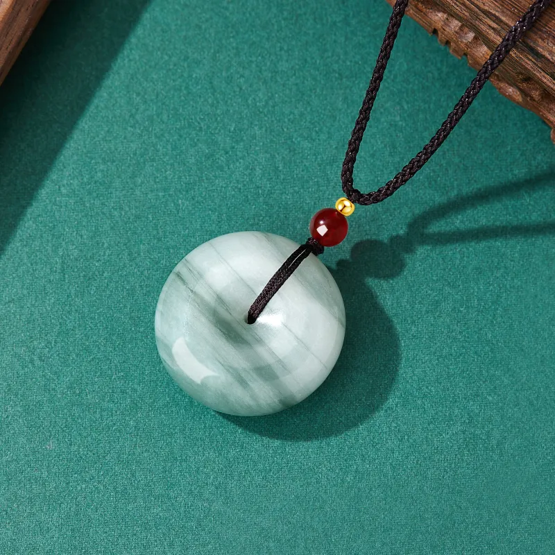 Lao Feng Xiang Tianshan Jade Necklaces Unisex-6